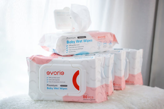 Evorie Premium Unscented Wipes