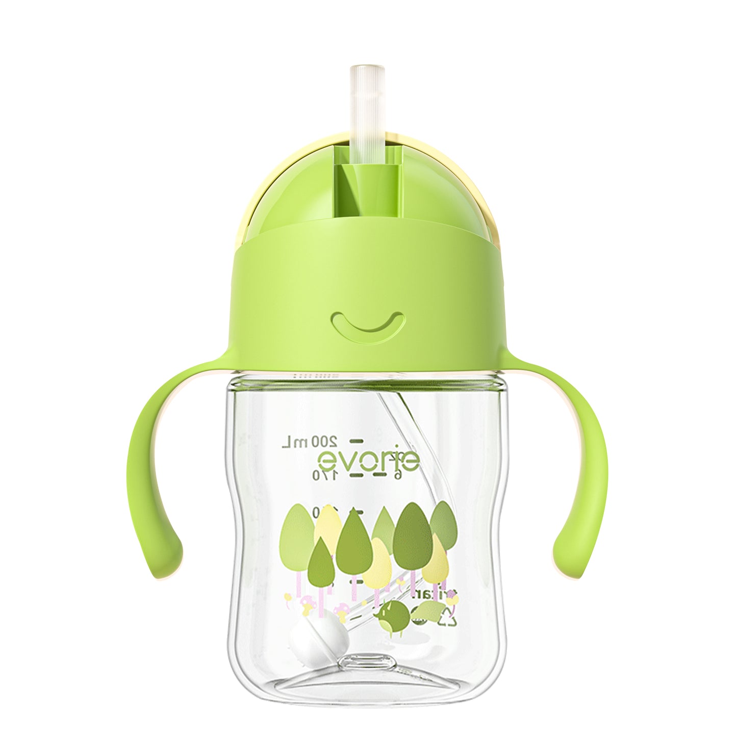 Evorie Tritan Baby 360 Straw Water Bottle Sippy Cup 200mL, Amazon