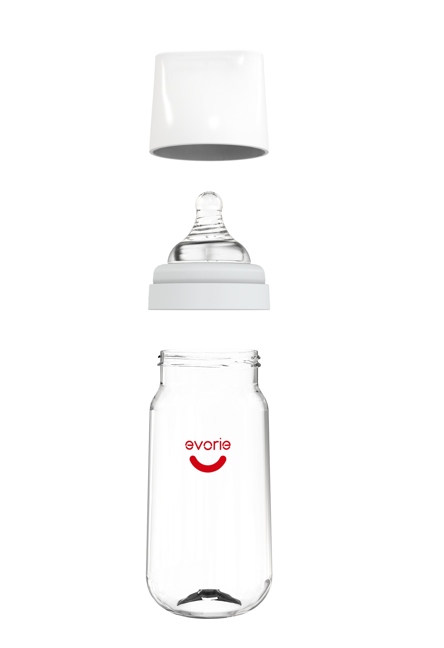 Evorie baby milk bottle open