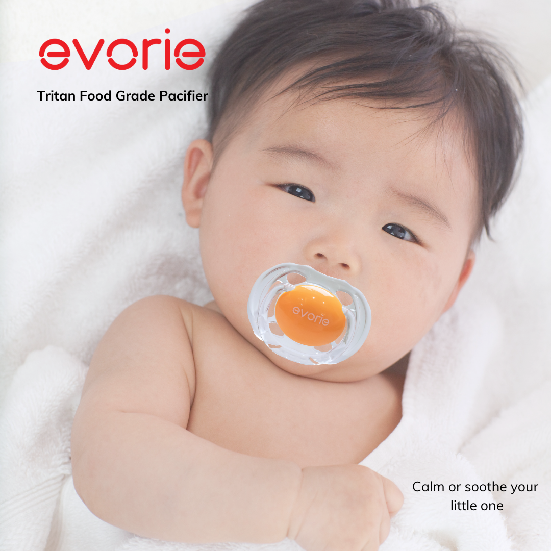 Evorie Orthodontic ultrasoft Silicone Baby Pacifier, Apricot