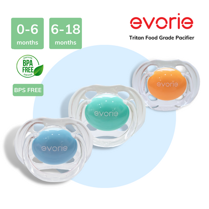 Evorie Orthodontic ultrasoft Silicone Baby Pacifier, Apricot