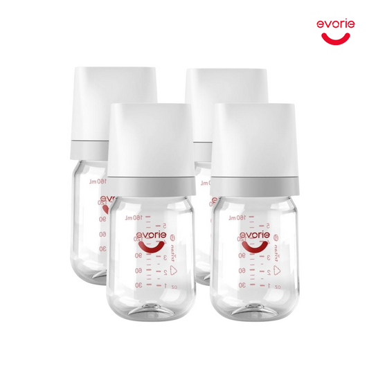 Tritan Wide-neck Baby Milk Feeding Bottle Bundle Set 160mL X4